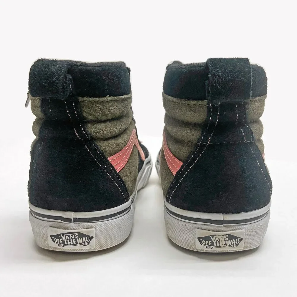 Vans Sk8-Hi Unisex Shoes Women's 7.5 / Men's 6 Black Pink HEIQ ECO DRY 721356